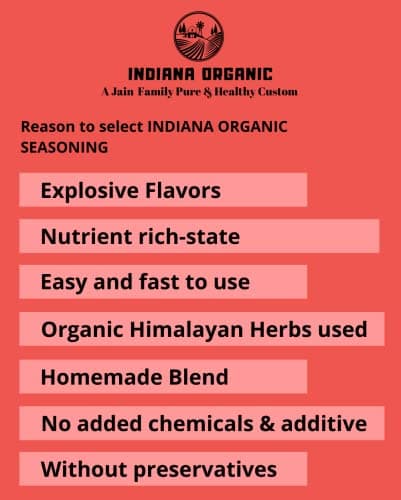 Indiana organic bbq | peri peri | pizza seasoning - combo of 3 Jain seasoning. No onion and garlic. — image 2