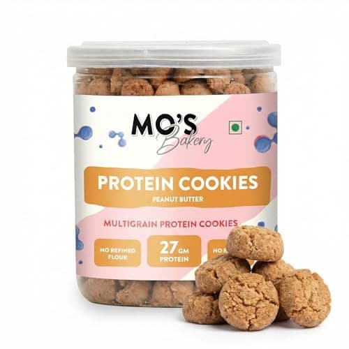 Mo’s Peanut Butter Protein Cookies – 150g | 27 G protein per 100g serve | Mini Cookies | Multigrain, Plant-Based Snack with Ragi, Oats, Barley & Jaggery | No Palm Oil, No Maida, No Refined Sugar — image 8