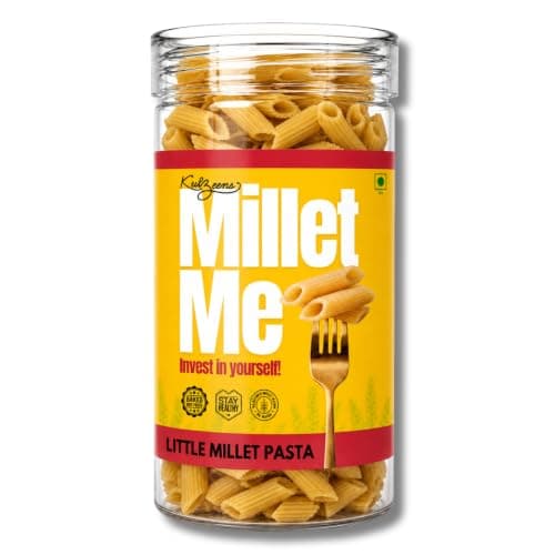 Millet Me by Kuizeens Little Millet Pasta - 230g ( Pack Of 2 ) | No Maida | High Fiber Vegan Pasta |Protein & Fiber-Rich | Gluten-Free Delight | low-carb diets | Easy-to-Make | No MSG | No Preservatives|Jain | No Onion & Garlic — image 8