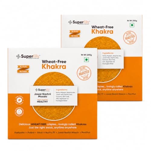 Superfills Farali Khakhra 200g Pack of 2 - Vrat Upvas Fasting Khakra Snack — image 8