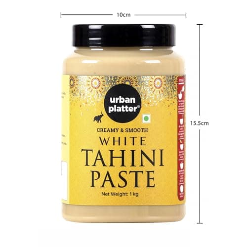 Urban Platter Tahini Paste, 1kg (Smooth & Creamy White Sesame Paste, No Additives, Ideal for Hummus, Shawarma Sauce, Baba Ghanoush & Salad Dressings) — image 7