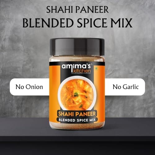 Amima's Kitchen Shahi Paneer Jain Spice Mix (No Onion No Garlic) – 100 Grams | Blended Spice Mix | For Healthy and Delicious Cooking | No Synthetic Flavour & Color | Ready Masala Powder — image 2