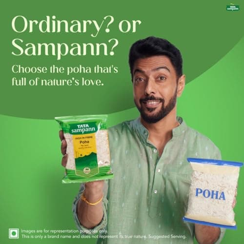 Tata Sampann, High in Fibre Poha, 500g — image 7