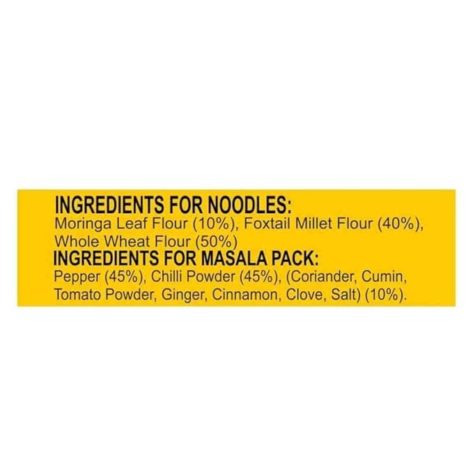 Naturally Yours Moringa Instant Ramen Noodles | Shigru Leaf, Millet & Whole Wheat | No Maida, Not Fried | No Onion No Garlic, Jain Friendly | Ready in 2 Minutes | Masala Inside | 175g Pack of 2 — image 8