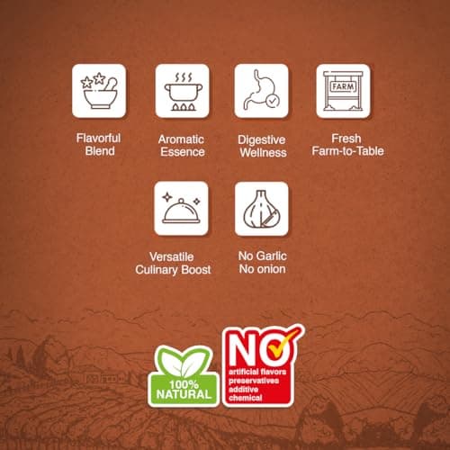 Panchabhootani Sambar Powder 200g : South Indian Authentic Flavour,Easy Digestion - Vegan, No Garlic, No Onion,Delicious Sambar At Home, No Preservatives — image 5