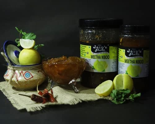 JAIN'S PURE Aam Achar & Meetha Lemon/Nimboo Combo (Pack of 2) (400g+500g) — image 5