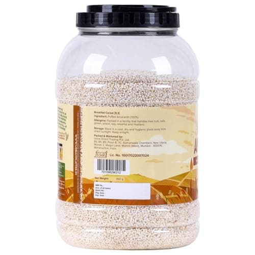 Urban Platter Puffed Amaranth, 200g (Rajgira | High in Protein & Fibre | Healthy Puffed Snack | Gluten-Free) — image 7