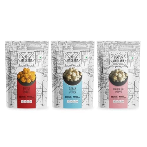 Mr. Makhana Roasted Makhana and Foxnuts | Healthy Snacks | Gluten Free | MSG Free | Antioxidant | Rich Calcium | Zero Trans Fat | Zero cholesterol (Lime & Chilli) — image 5