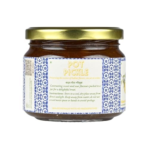 POT PICKLE Khatta Meetha Nimbu Pickle | Sweet & Sour Lemon Achar | Homemade Style No Onion No Garlic | Traditional Indian Pickle | Naturally Processed (250 Gram) — image 2