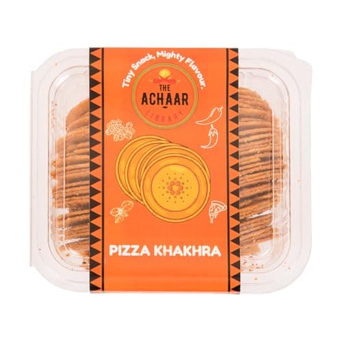 Chaat Masala Mini Khakhra by THE ACHAAR LIBRARY | Whole Wheat Crisps | Bite-Sized | (180 grams) — image 4