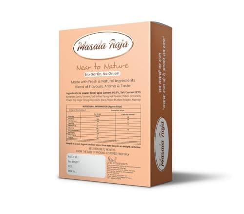 Masala Raja Pahadi Masala 100g for Sabji & Dal, (No Onion, No Garlic) Blended Spice for Authentic Taste and Colour, Made With 100% Natural Ingredients Of Mountains — image 3