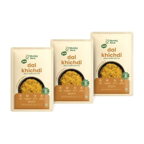 QuickyBowl Jain Khichdi Kadhi | fusion of yogurt and Rice | Ready to eat | Indian Khichdi | No Onion No Garlic | Instant Food | (Pack of 3) — image 7