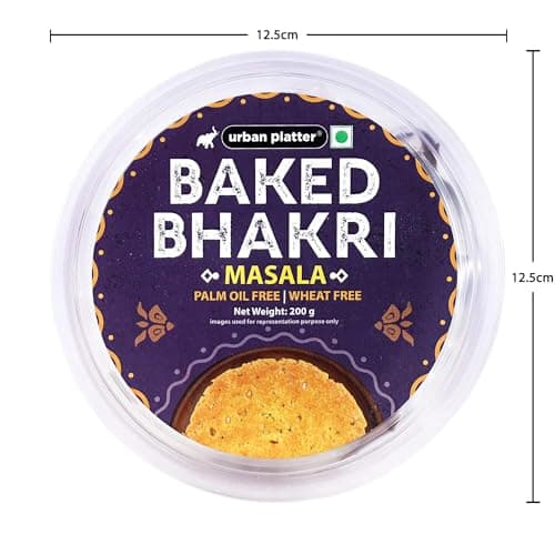 Urban Platter Baked Masala Bhakri, 200g (Wheat Free, Traditional Gujarati Snack) — image 6
