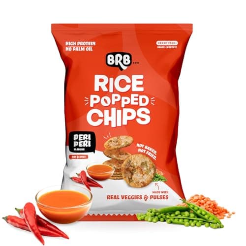 BRB Rice Popped Chips | Jalapeño & Tomato Flavour | Not Fried. Not Baked | High Protein | 50% Less Oil, No Palm Oil, Healthy Snack | 48g/54g Pack (weight may vary) — image 7