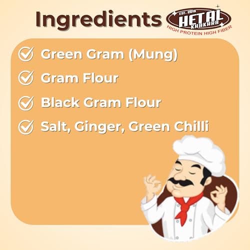 Mung Khakhra JAIN | Gluten Free | Crispy| Ready To Eat | High Protein High Fiber| No Palm Oil | 200g Vacuum Pack Of 2 — image 4