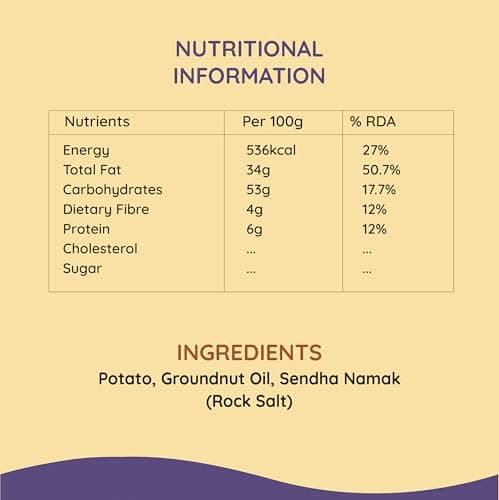 Vratam Aloo Lacha | Healthy Namkeen Aloo Bhujia for Diet | No Onion No Garlic No Palm Oil | Homemade Tasty Snacks made in Groundnut Oil | Guilt Free Snacks Jain Friendly | 110G (pack of 1) — image 2