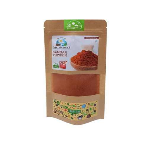 Panchabhootani Sambar Powder 100g | South Indian Authentic Flavour | Easy Digestion - Vegan | No Garlic | No Onion | Delicious Sambar At Home | No Preservatives (Small, 100.00, gram) — image 7