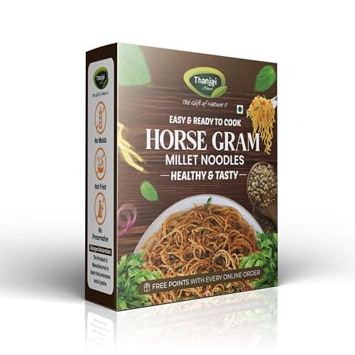 Thanjai Natural Horsegram Millet Noodles 200g Grams of Homemade Natural Millet Noodles(No Preservatives, No Chemicals, No Artificial Extract) — image 5