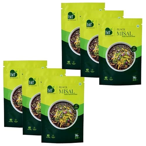 Instant Misal - No Onion, No Garlic | Instant Misal 300g (75g x 4) | Ready To Eat Breakfast Mix, Spicy & Flavorful, Perfect for Busy Mornings. — image 8