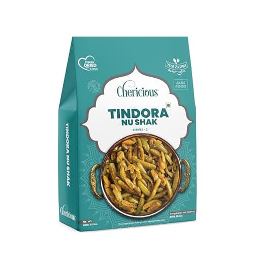 Chericious Ready to Eat Jain Sev Tameta Nu Shaak | Freeze Dried-300 gm | Indian Style Sabji | Quick Heat & Eat | No Chemicals, No Preservatives (Sev Tameta nu Shaak) — image 8