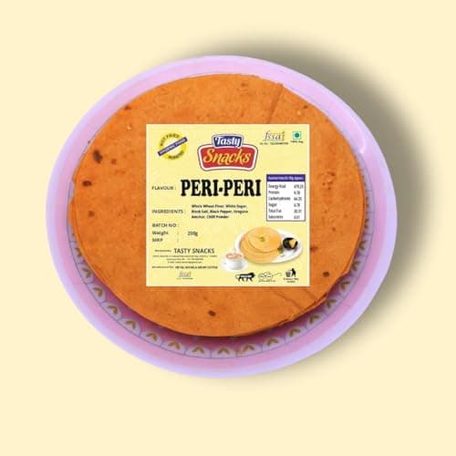 Tasty Snacks High Protein & High Fiber Khakhra 400 g | No Maida | No Palm Oil | Jain Khakhra | Natural Protein | Indian Snacks| (Pack of 2, Punjabi Flavor) — image 8