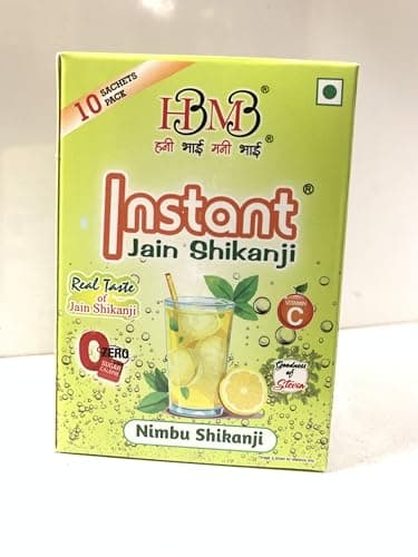Instant Jain Shikanji Lemon | Nimbu Shikanji | Traditional Masala Lemonade | Instant Nimbu Pani Drink Mix | Natural Summer Refreshing Beverage | Ready to Make Indian Cooler | Pack of 1| 10 Sachets — image 5