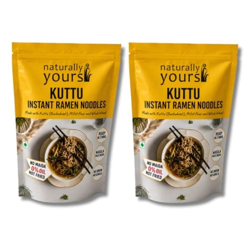 Naturally Yours Soba Instant Ramen Noodles | Buckwheat, Millet & Whole Wheat | High Protein & Fiber | No Maida, No MSG, Not Fried | No Onion No Garlic, Jain Friendly | Ready in 2 Minutes | 175g Pack 3 — image 8