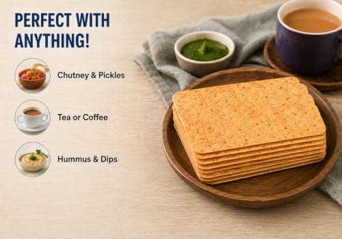 Ganesh Fancy Bites Plain Khakhra 25g Pack of 10 | Sada Khakra Snack Pack | No Preservatives Ready to Eat Whole Wheat — image 6
