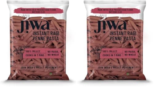 Jiwa Instant Ragi Penne Pasta | 200 G | Cooks in 7 minutes | Ready to Cook | 100% Millet | No Maida, No Atta | Gluten Free — image 7