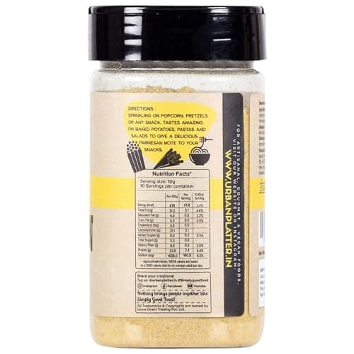 Urban Platter Parmesan Style Seasoning, 100g (Savoury Umami Sprinkle | Clean-Label | Ideal for Pasta, Salads, Snacks) — image 3