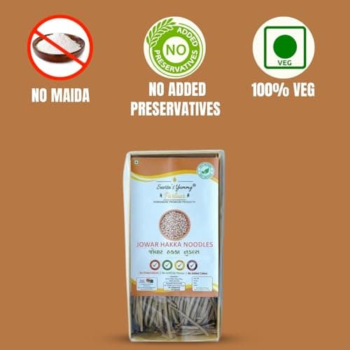 Savita's Yummy Jowar Hakka Noodles | Healthy Gluten-Free Millet Noodles | No Preservatives, No Artificial Flavour & Colour | 180g — image 6