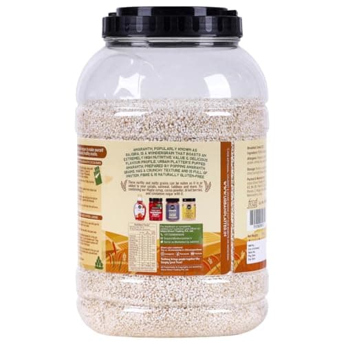 Urban Platter Puffed Amaranth, 200g (Rajgira | High in Protein & Fibre | Healthy Puffed Snack | Gluten-Free) — image 8