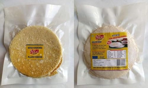 Netri No Onion No Garlic Flavors Dosa Khakhra - 50gram each, Pack of 7 | Ready to Eat Traditional Khakhra Snacks | Gluten Free Khakhra | Vacuum Packed Khakra Fresh Gujarati Snacks | Roasted Dosa Khakhra — image 2