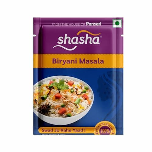 Shasha Biryani Masala Powder 12g - Spice Blend for Flavorful Biryani - No Onion or Garlic - From the House of Pansari — image 4
