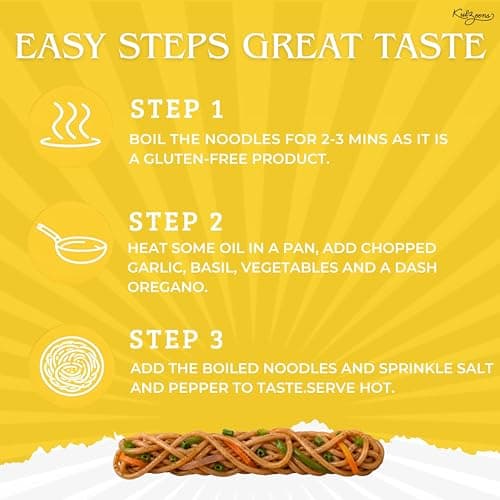 Millet Me by Kuizeens Whole Wheat Noodle - 220G | Atta Noodles | Protein & Fiber-Rich | Gluten-Free Delight | Easy-to-Make | No MSG | No Preservatives | Vegan & Wholesome |Jain | No Onion & Garlic — image 7