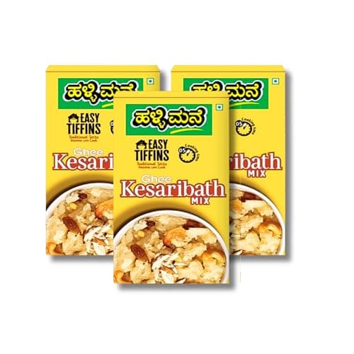 HALLI MANE Kesari Bath Mix 200G-Ready To Eat Food Products-Made With Pure Ghee-No Preservatives-100% Vegan|5 Minute Instant Mix&Easy Cook Breakfast Mix|Pack Of 1 — image 8