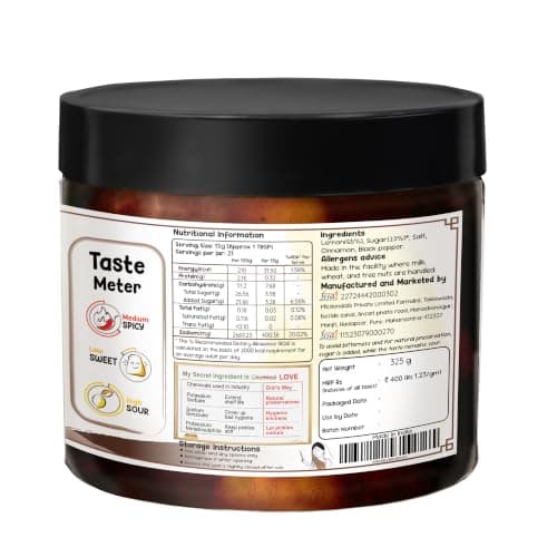 FarmDidi Salty Lemon Pickle 325g in Fresh | Homemade Oil-Free Nimbu ka Achar with No Onion or Garlic | Traditional Lemon Sour Pickle | Grandma’s Taste, Indian Homemade Achar — image 2