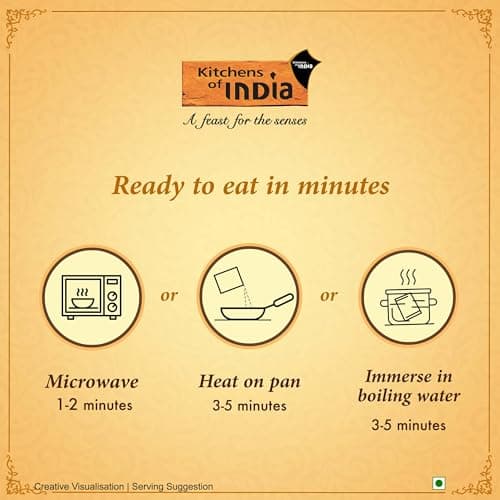 Kitchens Of India Pindi Chana, ITC Ready to Eat Indian Food, Just Heat and Eat, Microwavable, 285 Gram — image 5