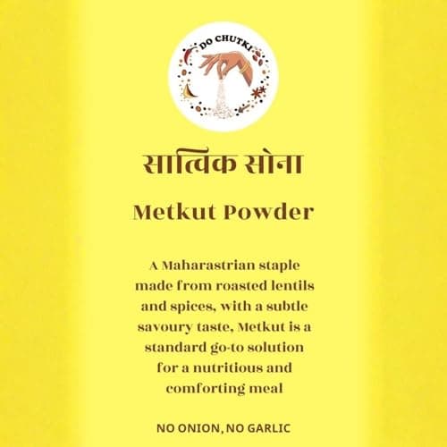 Do Chutki Metkut Powder 100g (Pack of 1) - Traditional Maharashtrian Metkut | for Idli, Dosa and Ghee Rice | No Onion, No Garlic | No Preservatives — image 6