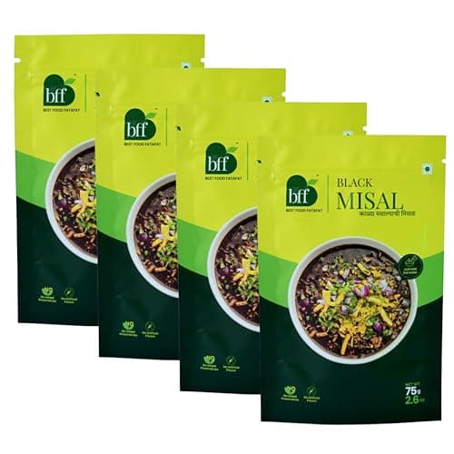 Instant Misal - No Onion, No Garlic | Instant Misal 300g (75g x 4) | Ready To Eat Breakfast Mix, Spicy & Flavorful, Perfect for Busy Mornings. — image 7
