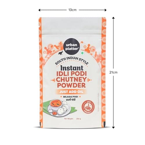 Urban Platter South Indian Style Instant Idli Podi Chutney Powder, 250g (Milagai Podi | South Indian Gunpowder | Ready-to-Use | Perfect for Idli, Dosa and Rice) — image 8