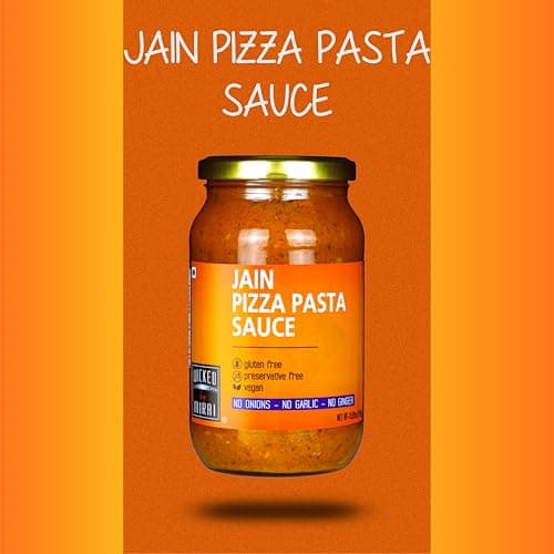 WICKED GOURMET KITCHEN by MIRAI® I Jain Pizza Pasta Sauce I Fresh Tomato & Basil Sauce I No Onions – No Garlic I Pizzeria style Sauce I Preservative Free – Gluten Free – Vegan I Nett Wt: 375g — image 4