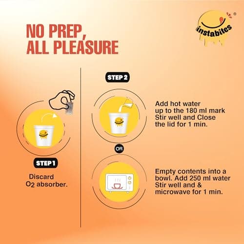 Instabites Ready To Eat Chicken Curry Rice Cup 65 gms, No Added Preservatives and Ready to Eat in Minutes - Pack of 1 — image 4