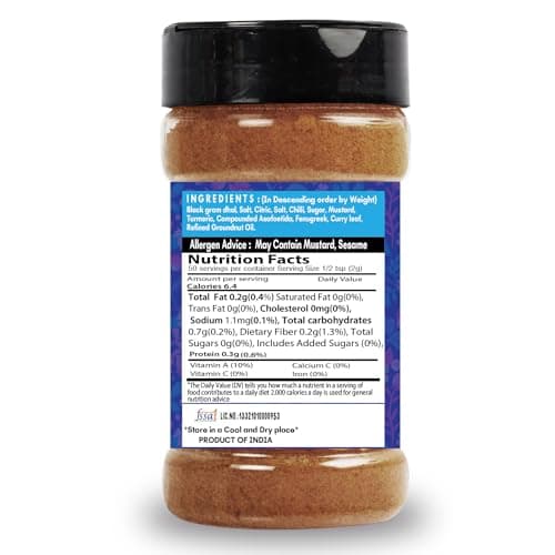 SARANZ Lemon Rice Masala | 100% Natural Indian Spice | Sprinkle on Lemon rice dishes | Flavorful Blend mix | Fresh & Aromatic Spices (100 Grams Sprinkler Bottle) — image 2