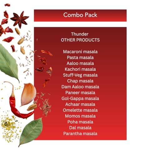 Thunder Aaloo Masala & Kachori Masala Combo,100g (Pack of 2) — image 7