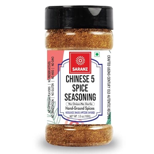 SARANZ Lebanese 7 Spice Mix & Chinese 5 Spice Jain Seasoning ( Combo Of 2 ) Instant Use | Spice Powders and Seasonings | Perfect for Cooking | Premium Artisanal Spices with Rich & Strong Flavour | 100 Grams Bottle — image 6