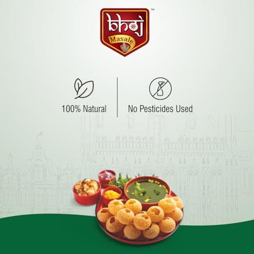 Bhoj Masale Pani Puri 100Gm Each|Aromatic Spice Powder For Flavorful Indian Cooking|For Flavorful Cooking|No Artificial Flavor Added. No Colour,No Preservatives,No Onion&No Garlic(Jain Masale) — image 7
