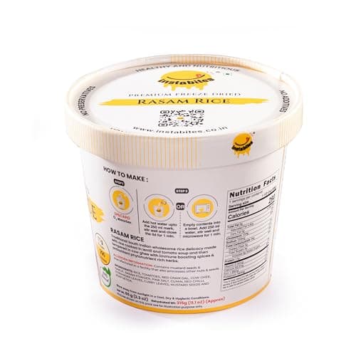 Instabites Ready to Eat Rasam Rice Cup 65g, No Added Preservatives and Ready to Eat in Minutes - Pack of 1 — image 3