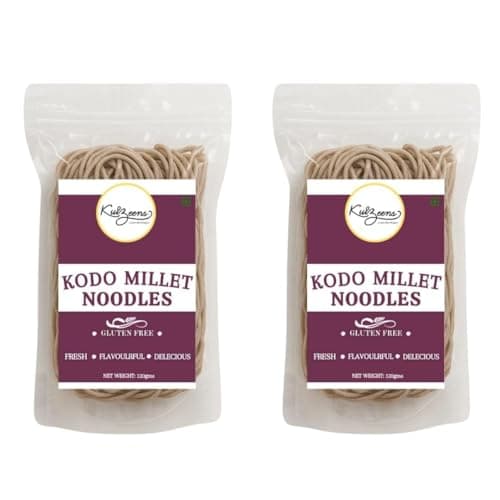 Millet Me by Kuizeens Gluten-Free Kodo Noodles - 110g (Pack of 2) | Protein & Fiber-Rich | Easy-to-Make | Rich in Nutrients | No MSG | No Preservatives | Low Glycemic | Vegan & Wholesome | Easy to Digest Healthy Noodles | Jain | No Onion & Garlic | Ready in Minutes