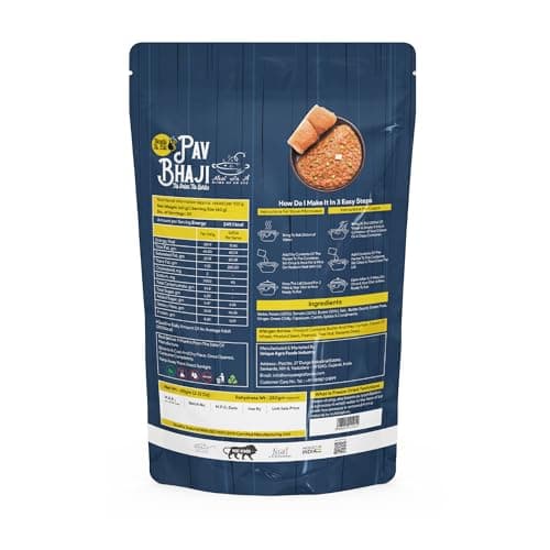 HAY BITE Pav Bhaji Instant Mix – 300g|No Onion No Garlic|Freeze-Dried|Ready-to-Cook|Quick & Healthy Meal|No Preservatives |Pack of 1 — image 2